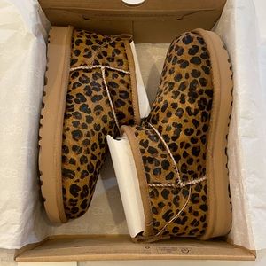 Ultra mini leopard UGG boots